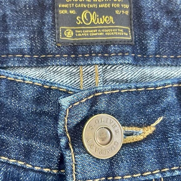 S. Oliver Tube Slim Selvedge Jeans.  Size 33 - Picture 8 of 12